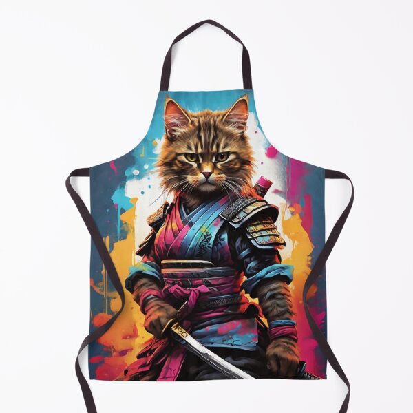 Item preview, Fierce Samurai Kitten designed and sold by likbatonboot.