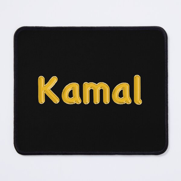 Item preview, Golden Balloon Kamal Name Label (Black) designed and sold by NormadWorld.