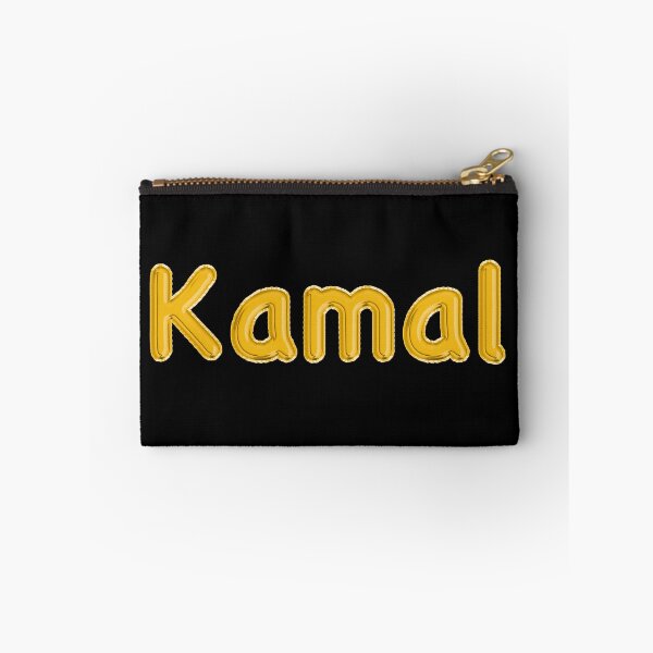 Item preview, Golden Balloon Kamal Name Label (Black) designed and sold by NormadWorld.