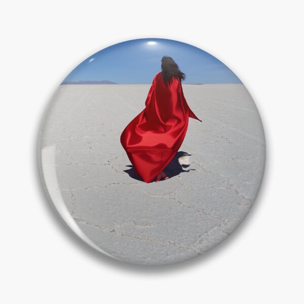 Item preview, The Red Cape In The Salt Flats designed and sold by AussieAl.