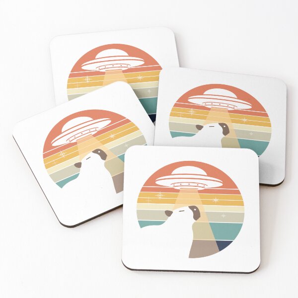 Item preview, UFO Abduction Capybara Funny Vintage designed and sold by SurfolioPrints.