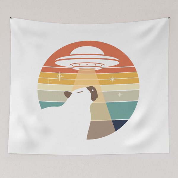 Item preview, UFO Abduction Capybara Funny Vintage designed and sold by SurfolioPrints.