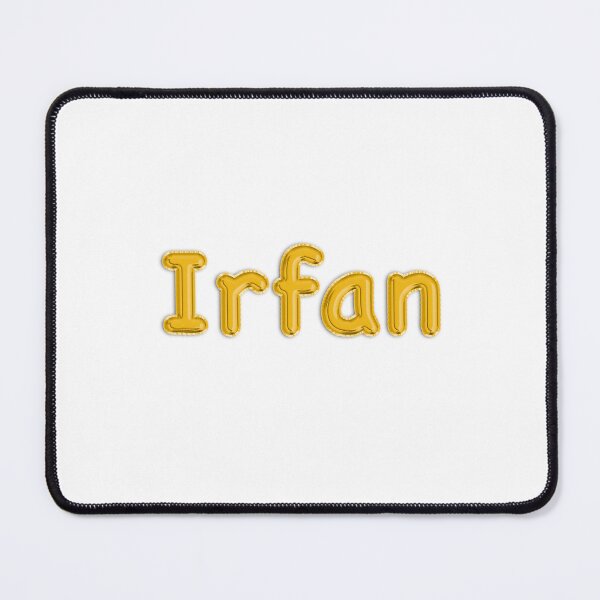Item preview, Golden Balloon Irfan Name Label designed and sold by NormadWorld.