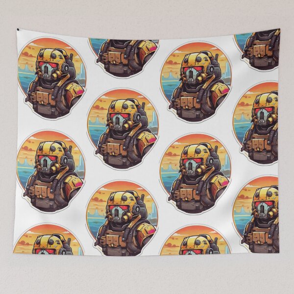 Item preview, A Colorful Sticker Design by Helldivers designed and sold by Art Vibe By Hemant.