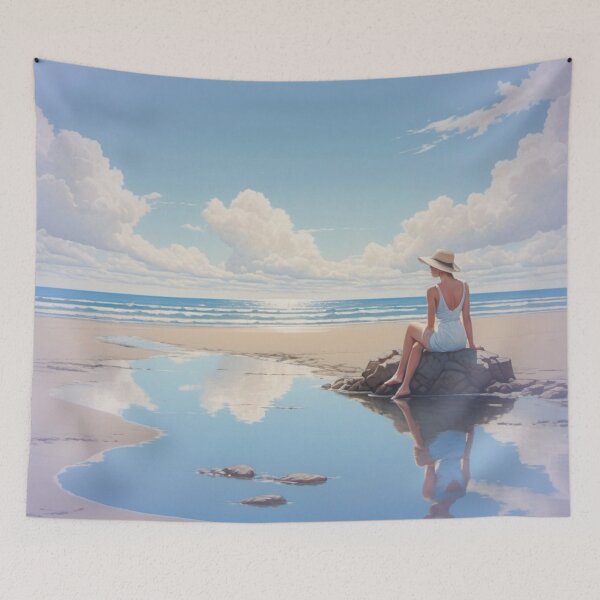 Item preview, Horizon's Solace: Beach Meditation designed and sold by Sanctum Icons.