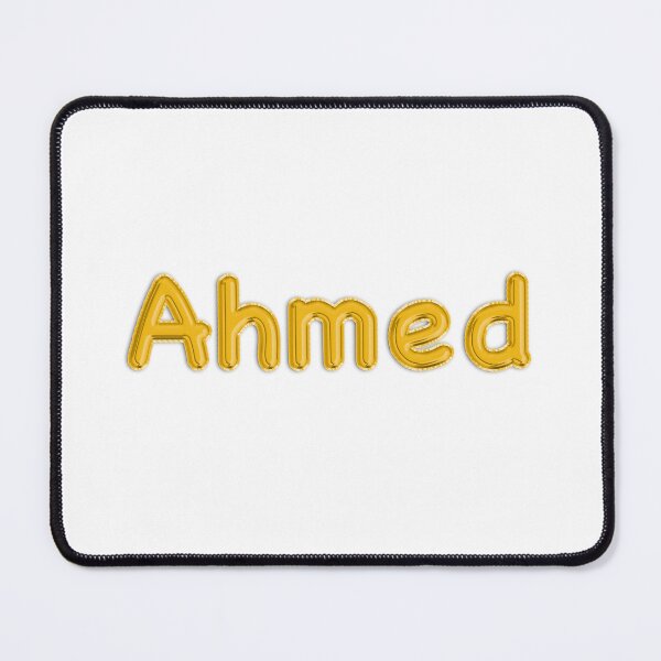 Item preview, Golden Balloon Ahmed Name Label  designed and sold by NormadWorld.