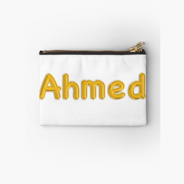 Item preview, Golden Balloon Ahmed Name Label  designed and sold by NormadWorld.