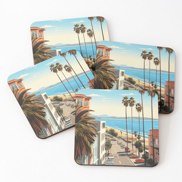 Item preview, Sunset Serenade: Embracing Santa Monica's Coastal Charm #2 designed and sold by Anuchartl.