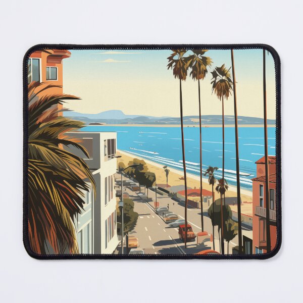 Item preview, Sunset Serenade: Embracing Santa Monica's Coastal Charm #2 designed and sold by Anuchartl.