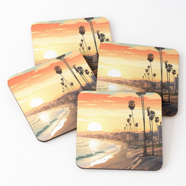 Item preview, Sunset Serenade: Embracing Santa Monica's Coastal Charm #3 designed and sold by Anuchartl.