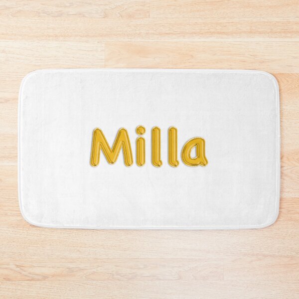 Item preview, Golden Balloon Milla Name Label designed and sold by NormadWorld.