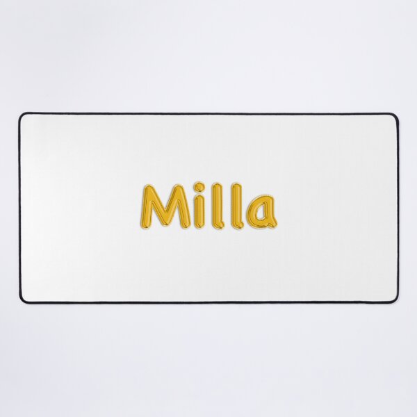Item preview, Golden Balloon Milla Name Label designed and sold by NormadWorld.