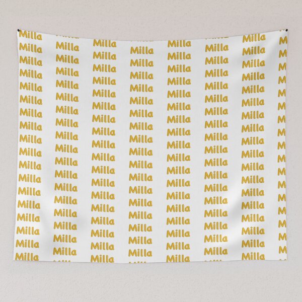 Item preview, Golden Balloon Milla Name Label designed and sold by NormadWorld.