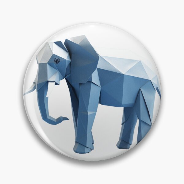 Item preview, Origami Blue Elephant designed and sold by MailuDesigns.