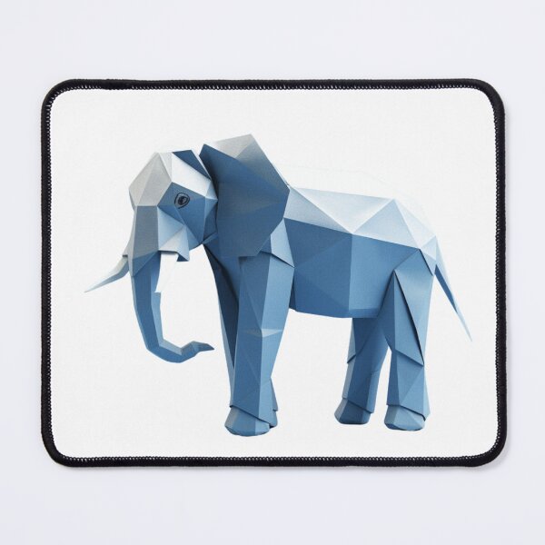 Item preview, Origami Blue Elephant designed and sold by MailuDesigns.