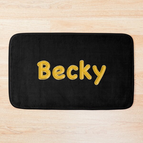 Item preview, Golden Balloon Becky Name Label (Black) designed and sold by NormadWorld.