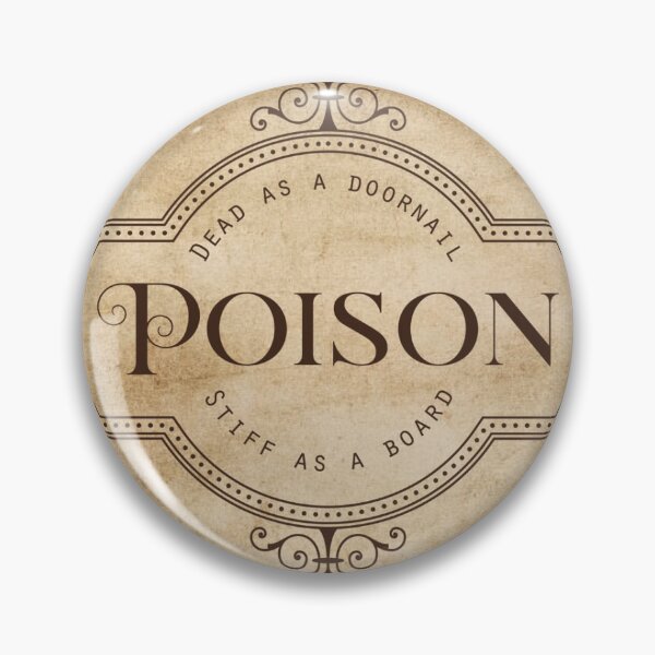 Item preview, Poison Antique Vintage Potion Bottle Label designed and sold by Menagerie of Magick.