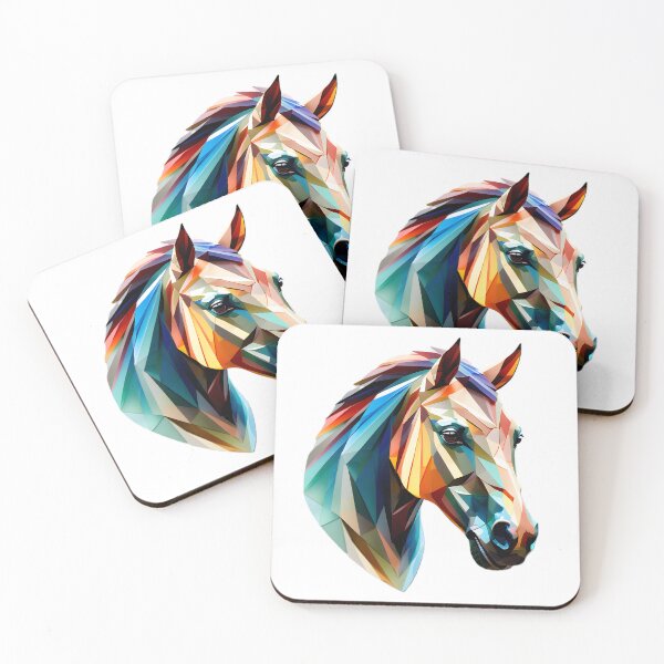 Item preview, Geometric Horse designed and sold by Cardsurveyors.