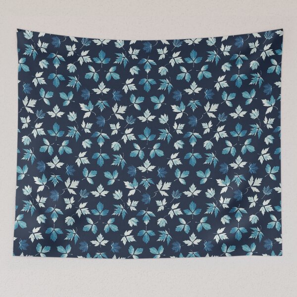 Item preview, Cyanotype Spring Leaves Design designed and sold by leafandberryart.