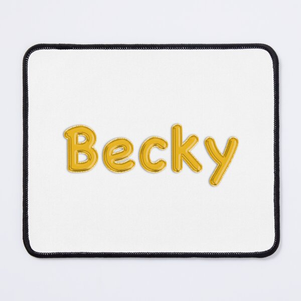 Item preview, Golden Balloon Becky Name Label designed and sold by NormadWorld.