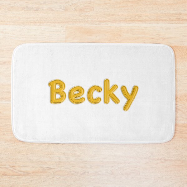 Item preview, Golden Balloon Becky Name Label designed and sold by NormadWorld.