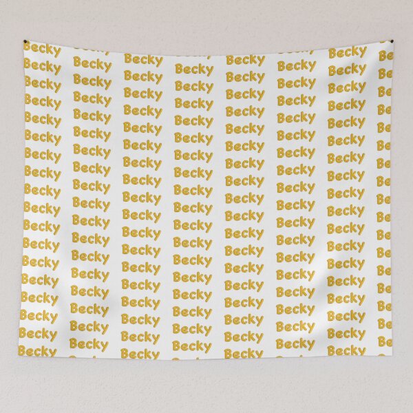 Item preview, Golden Balloon Becky Name Label designed and sold by NormadWorld.