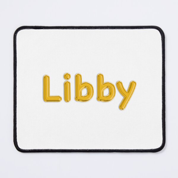 Item preview, Golden Balloon Libby Name Label  designed and sold by NormadWorld.