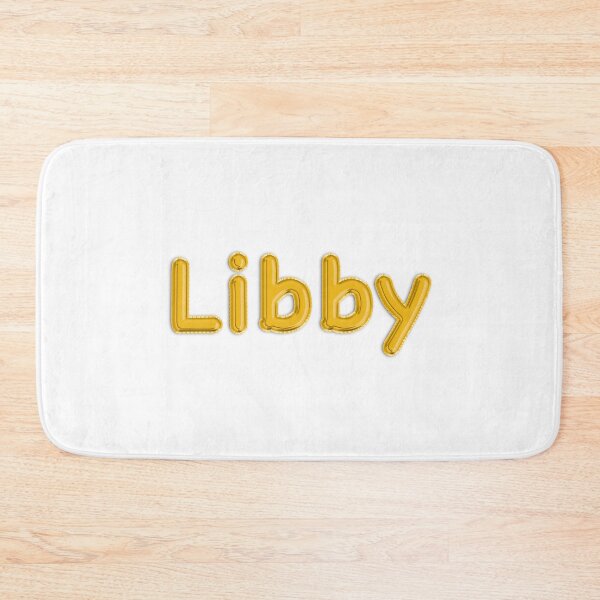 Item preview, Golden Balloon Libby Name Label  designed and sold by NormadWorld.