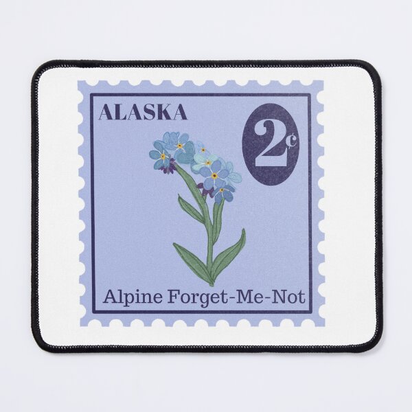 Item preview, Alaska State Flower Stamp designed and sold by Peachy-Keen-Co.