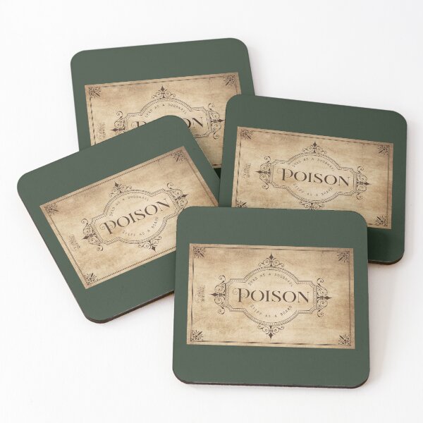 Item preview, Poison Antique Vintage Potion Bottle Label designed and sold by Menagerie of Magick.