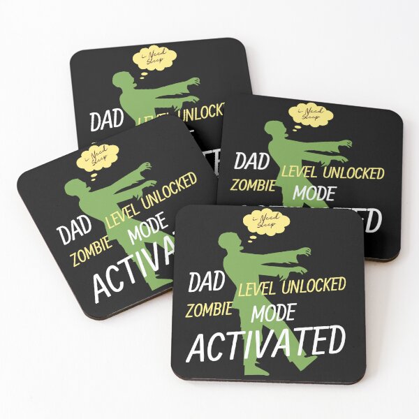Item preview, Funny Daddys Dad Nivel desbloqueado Modo Zombie activado Cool New Dad Gifts designed and sold by MotivaChic.