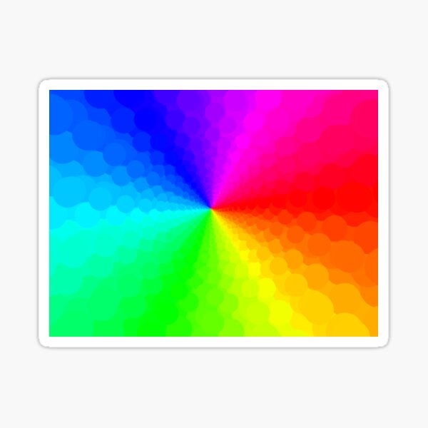 Rainbow Background Sticker