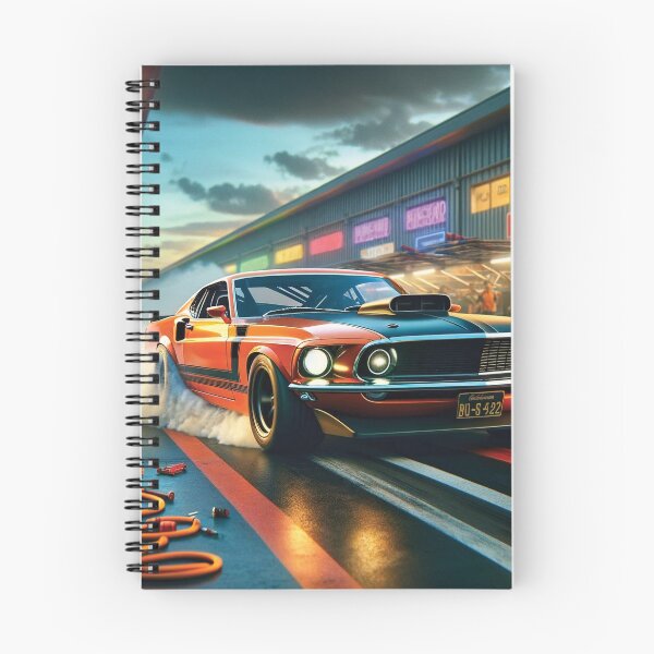 Item preview, Orange and Black 1969 Ford Mustang Boss 302 designed and sold by Random Designs.