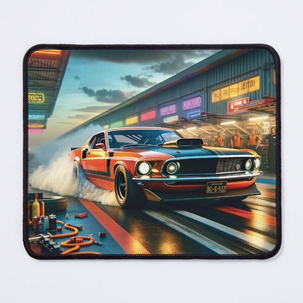 Item preview, Orange and Black 1969 Ford Mustang Boss 302 designed and sold by Random Designs.