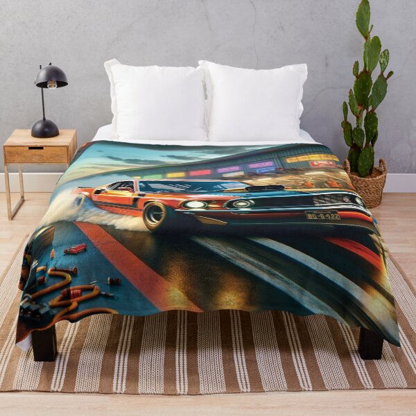 Item preview, Orange and Black 1969 Ford Mustang Boss 302 designed and sold by Random Designs.