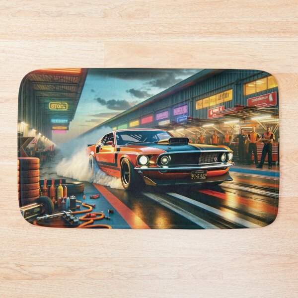 Item preview, Orange and Black 1969 Ford Mustang Boss 302 designed and sold by Random Designs.