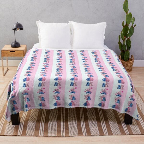 Pink Disney's Lilo & Stitch Angel Hooded Throw