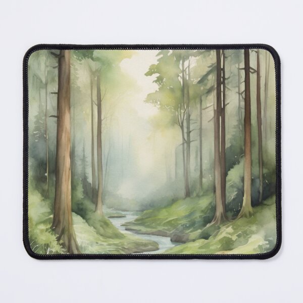 Item preview, Enchanted Waters: A Dreamy Forestscape designed and sold by Leo digital art.