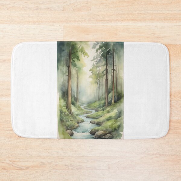 Item preview, Enchanted Waters: A Dreamy Forestscape designed and sold by Leo digital art.