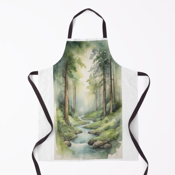Item preview, Enchanted Waters: A Dreamy Forestscape designed and sold by Leo digital art.