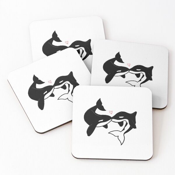 Item preview, Orcas // designed and sold by Art by Maria Milenova.
