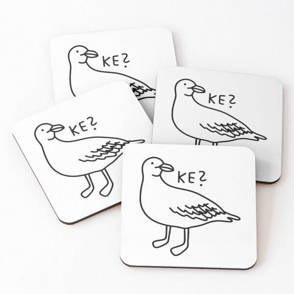 Item preview, Weird seagull saying „ke?” designed and sold by Dailykindness.