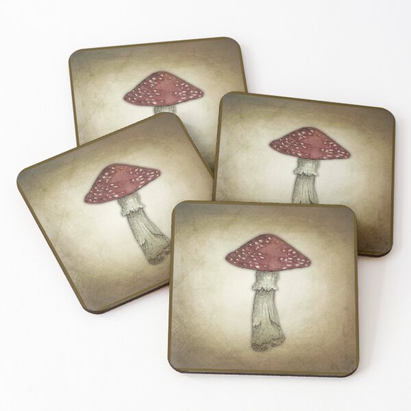 Item preview, Toadstool Watercolour Artwork designed and sold by Menagerie of Magick.