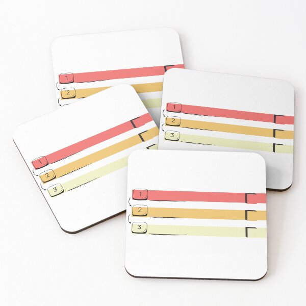 Item preview, Three horizontal strips in gradient colors. designed and sold by Pixelaire.