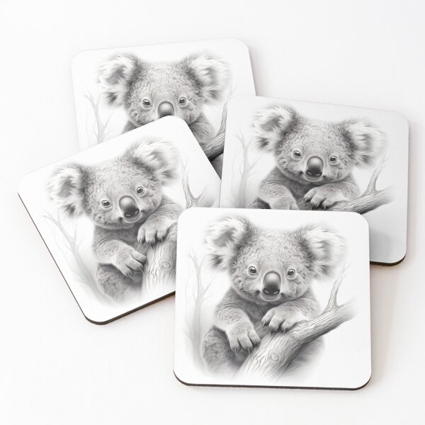 Item preview, Koala pencil drawing designed and sold by Pencil-Art.