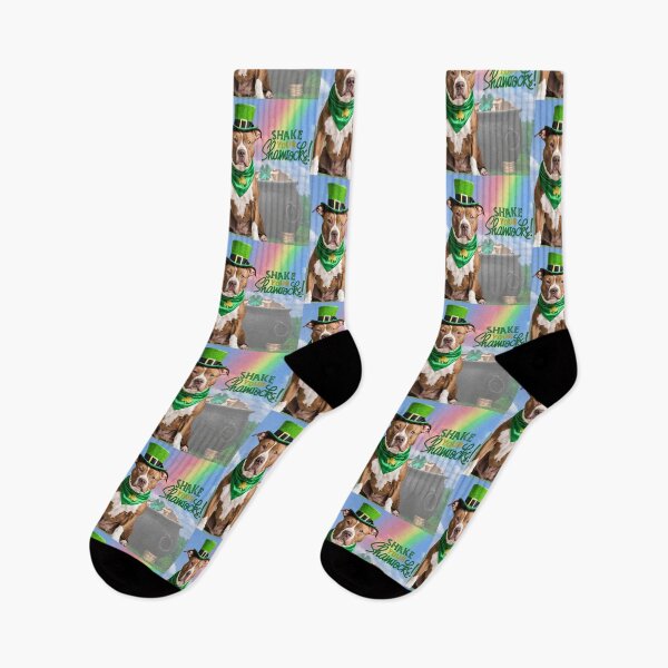 Item preview, Happy St. Patrick’s Day Pittie designed and sold by Fredster1966.