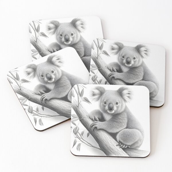 Item preview, Copy of Koala pencil drawing designed and sold by Pencil-Art.
