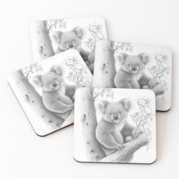 Item preview, Koala pencil drawing designed and sold by Pencil-Art.