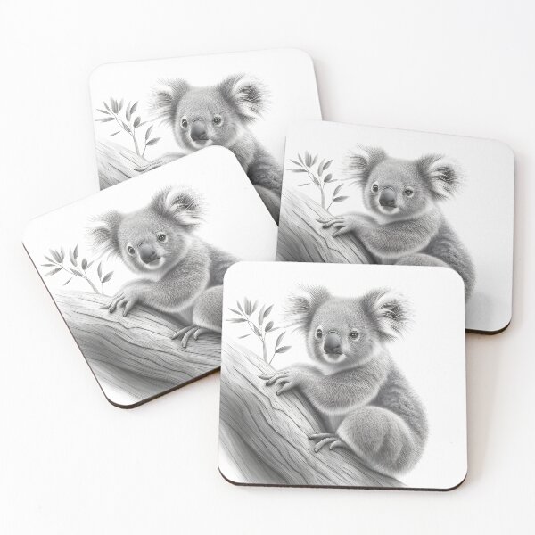Item preview, Koala pencil drawing designed and sold by Pencil-Art.