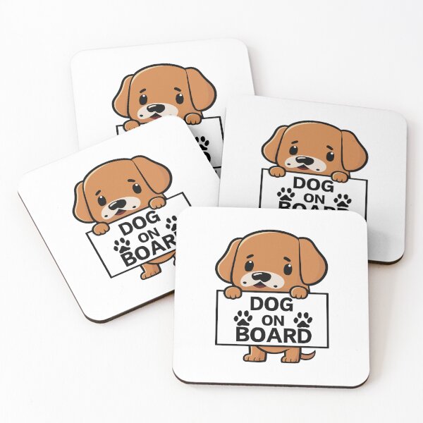 Item preview,  dog on board designed and sold by darkthings design.